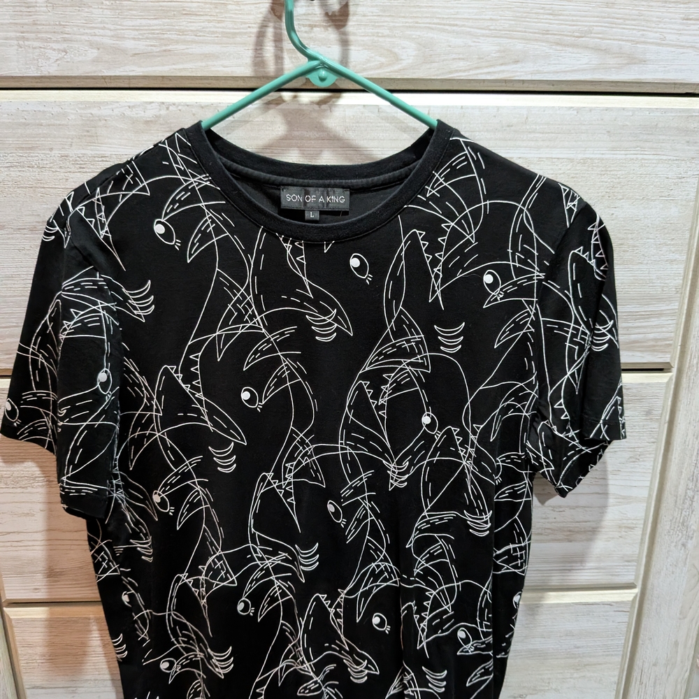 HONG Kong Street fashion Fish Shirt